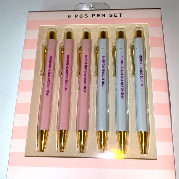 2/$20 Ink Pen Set ✍️ 🤍💕 - Picture 2 of 2